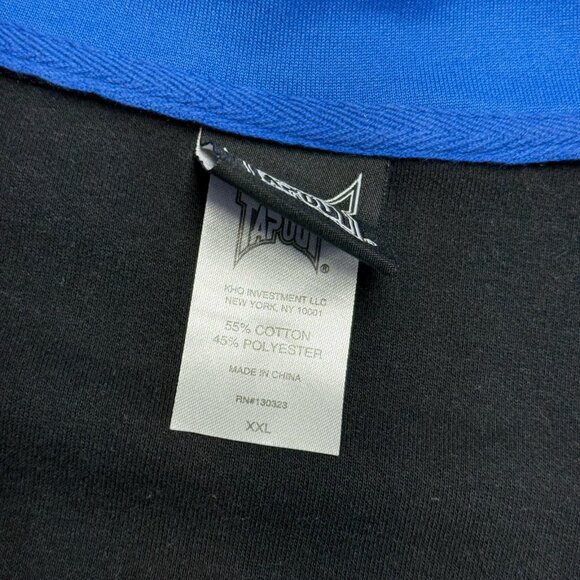 Tapout Sweatshirt Jacket Mens XXL 24x29 AOP Full Zip Grunge Y2K - Picture 11 of 13